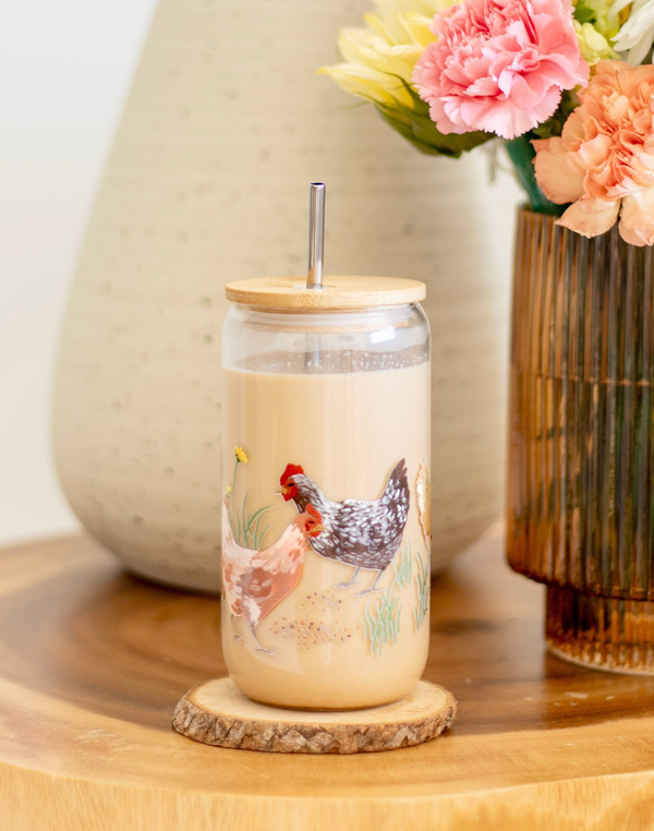 Chickens Glass Can, 3 of 5