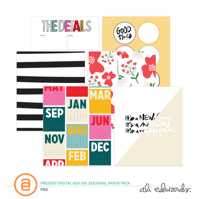 January 2024 Digital Seasonal Paper Pack, 1 of 1