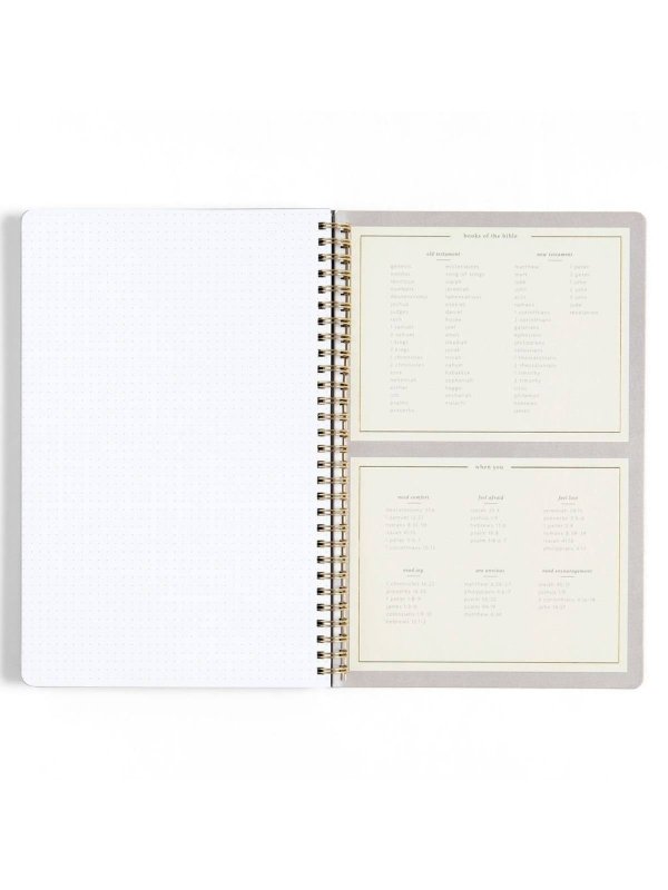 Black Bible Study Spiral Notebook with Reference Maps, 5 of 10