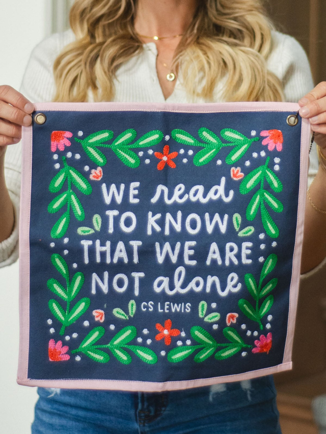 We Read To Know Canvas Wall Banner , 2 of 4
