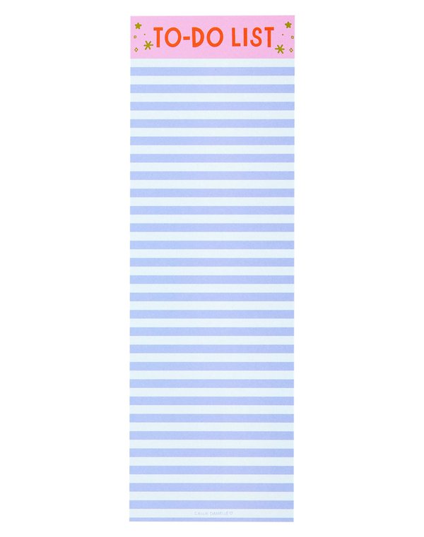 Blue Stripe To Do List 4×12 Notepad, 1 of 2