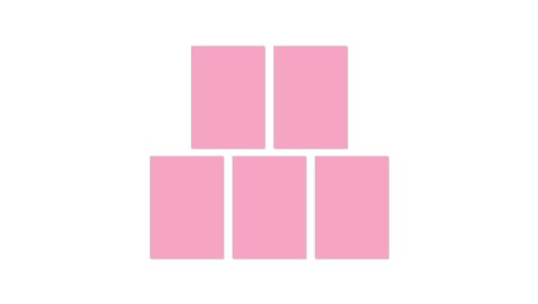 Color Collective 5×7 Cardstock Sticker Paper - Bubblegum, 1 of 3