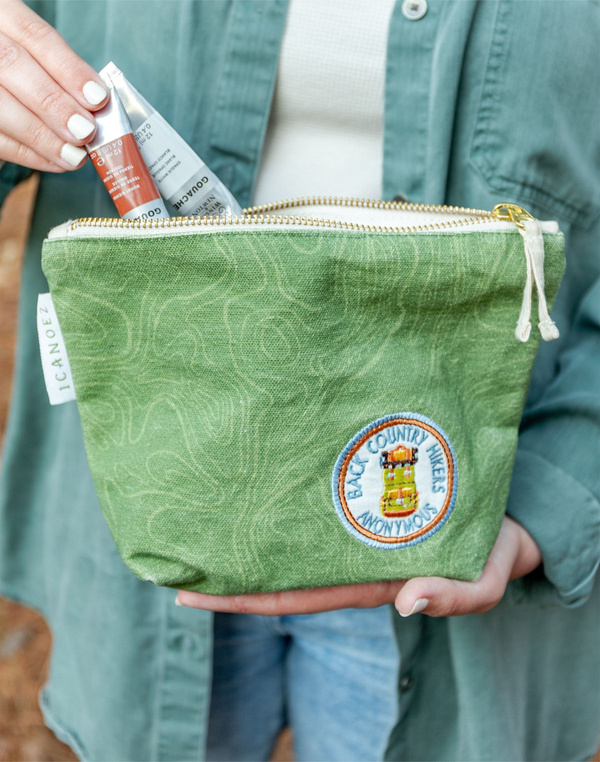Topographic Canvas Pouch, 1 of 5