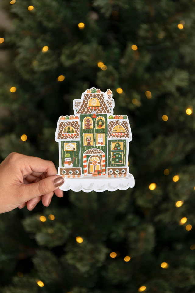 Gingerbread House Specialty Flat Note Set, 2 of 4