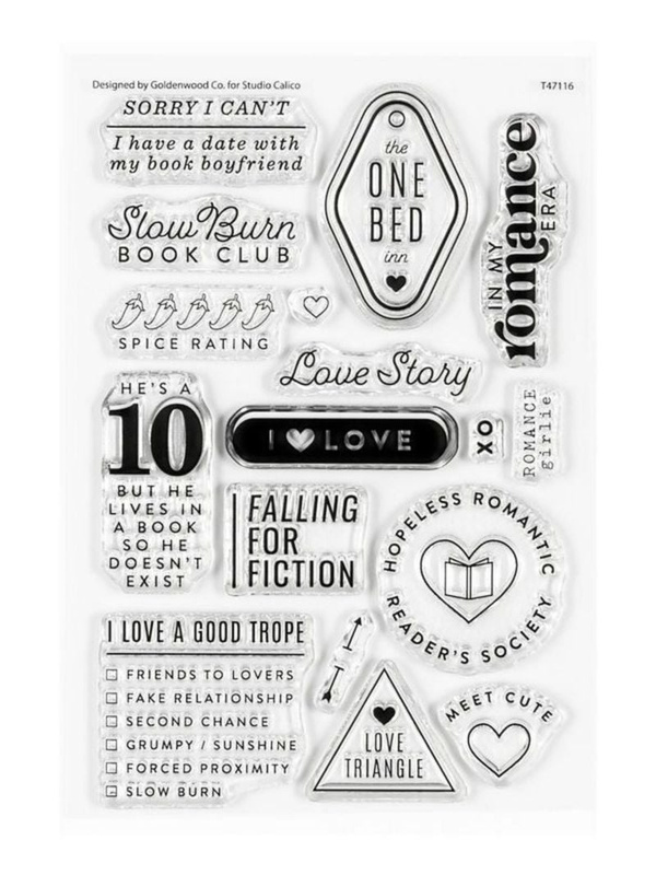 Stamp Set : 4×6 Romance Reader, 1 of 3