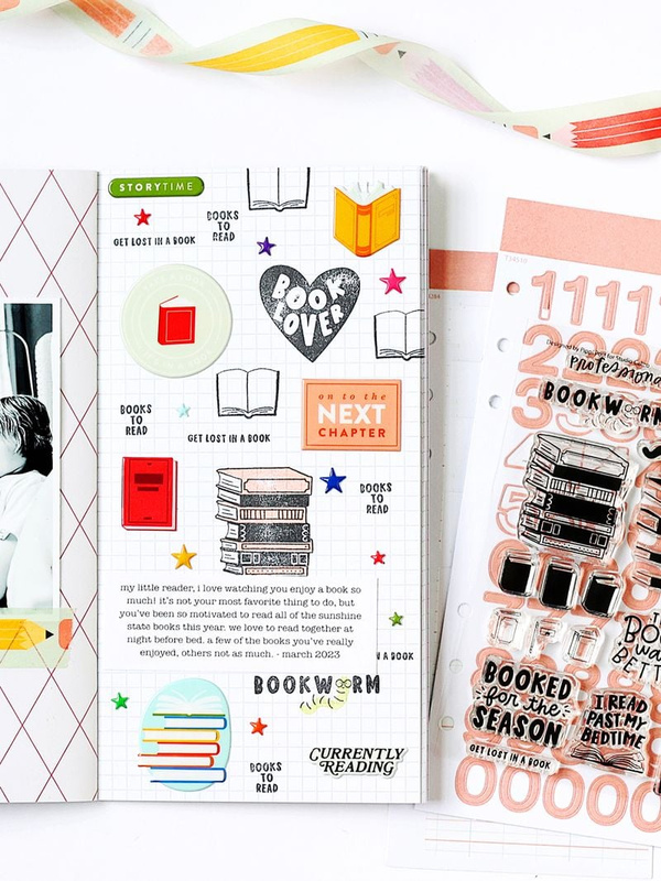 Stamp Set : 4×6 Book Lover by Pippi Post, 3 of 3