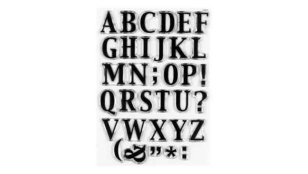 Alphas Are Awesome #21 6×8 Stamp Set, 1 of 2