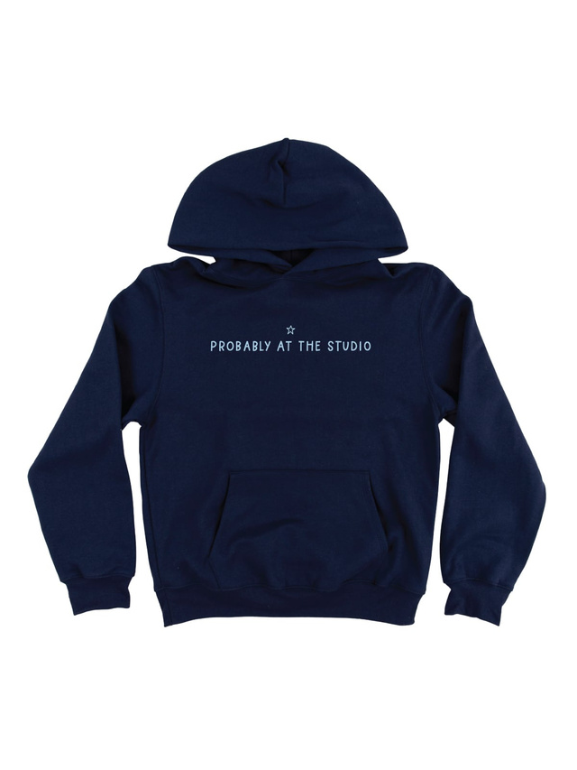 I'll Text You When I'm Done Dance Studio Hoodie Sweatshirt - Navy, 5 of 6