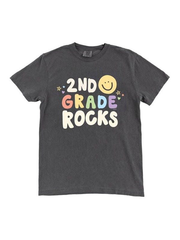 2nd Grade Rocks Tee - Pepper, 3 of 3