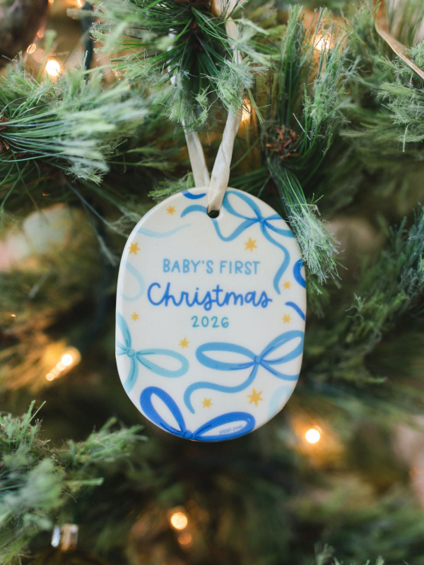 Baby's First Christmas 2026 Ornament - Blue, 1 of 4