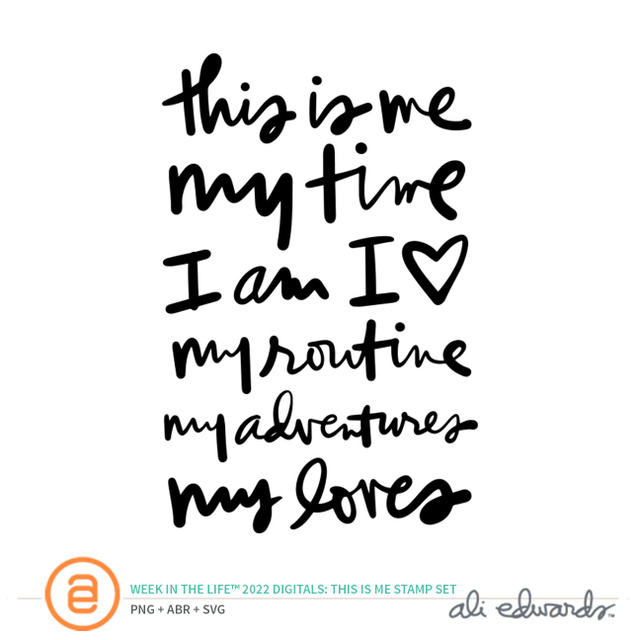 Week In The Life™ 2022 Digital This Is Me 4×6 Stamp Set, 1 of 1