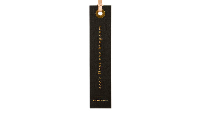 Bookmark - Seek First The Kingdom, 1 of 2