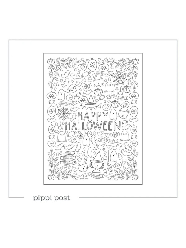 Halloween Digital Coloring Pack + Engineer Prints	, 3 of 4