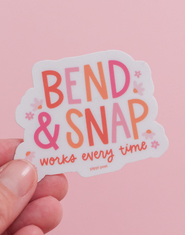 Bend & Snap Decal Sticker, 1 of 4