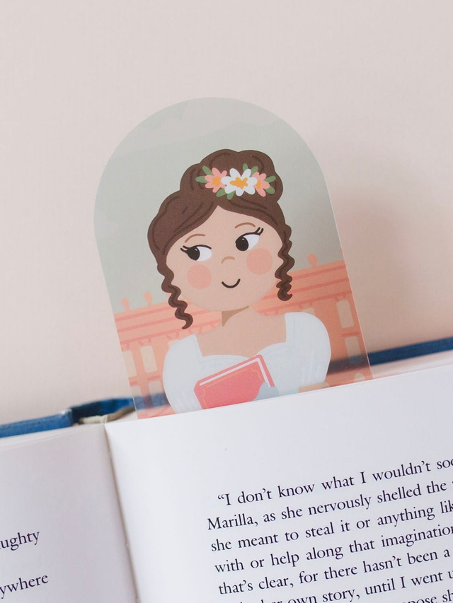 Pride and Prejudice Elizabeth Bennet Transparent Bookmark, 2 of 3