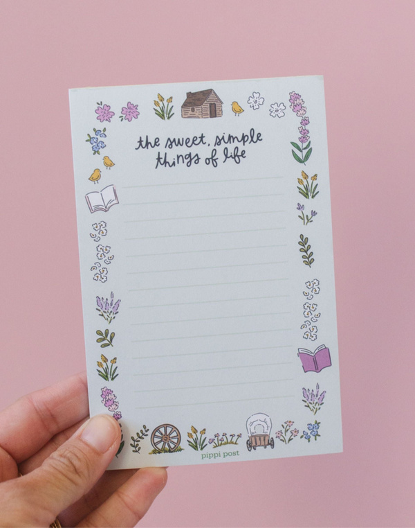 Sweet Simple Things Little House on the Prairie 4×6 Notepad, 1 of 3