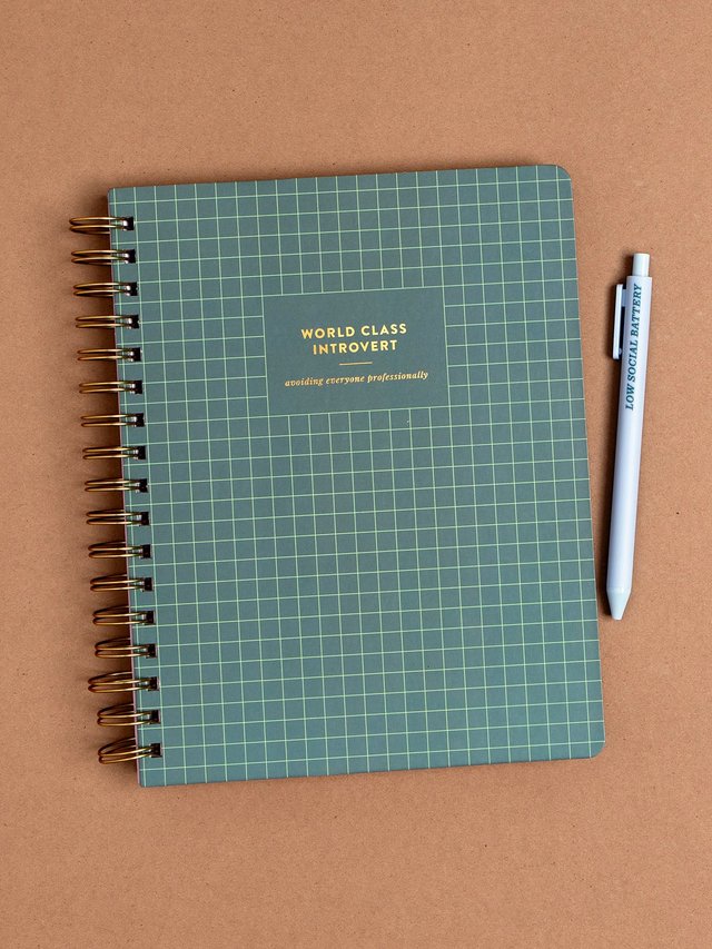World Class Introvert 7×9 Spiral Notebook, 3 of 3