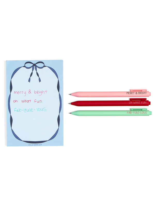 Holly Jolly Christmas Pen Set, 3 of 3
