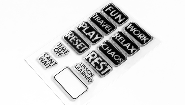 Stamp Set : 4×6 Activities, 2 of 2