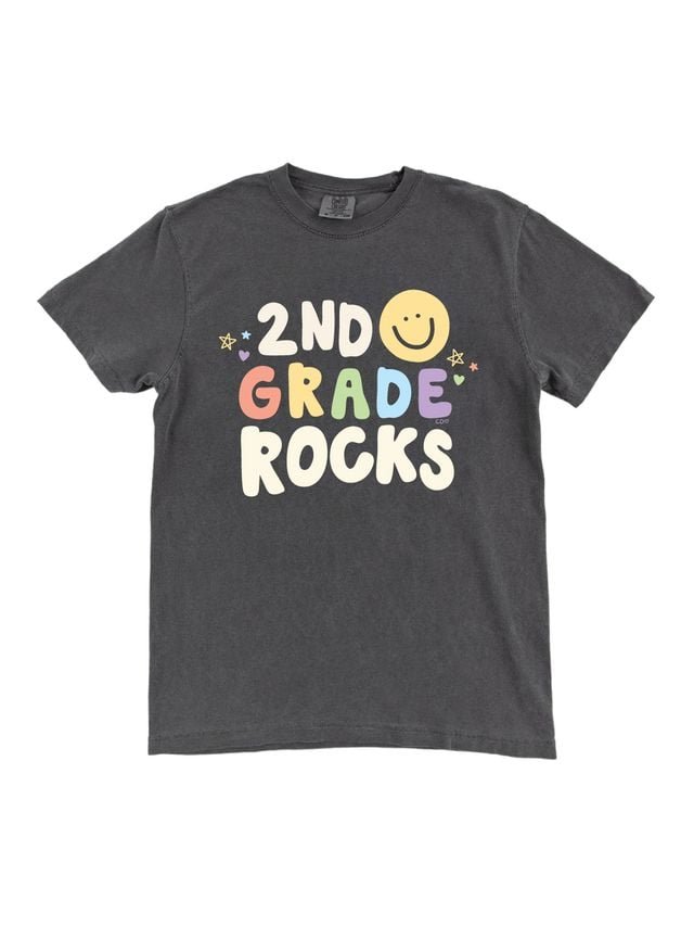 2nd Grade Rocks Tee - Pepper, 3 of 3