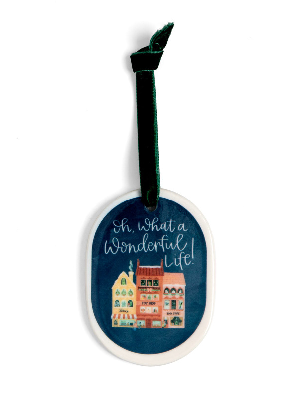 Oh What A Wonderful Life Christmas Village Ornament, 2 of 2