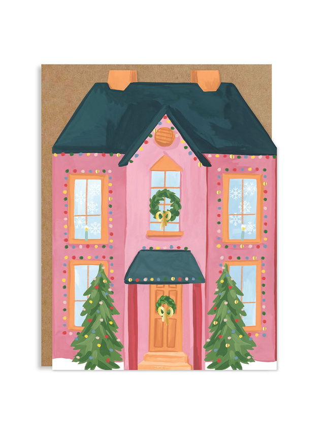 Holiday Village Specialty Greeting Card Set, 3 of 6
