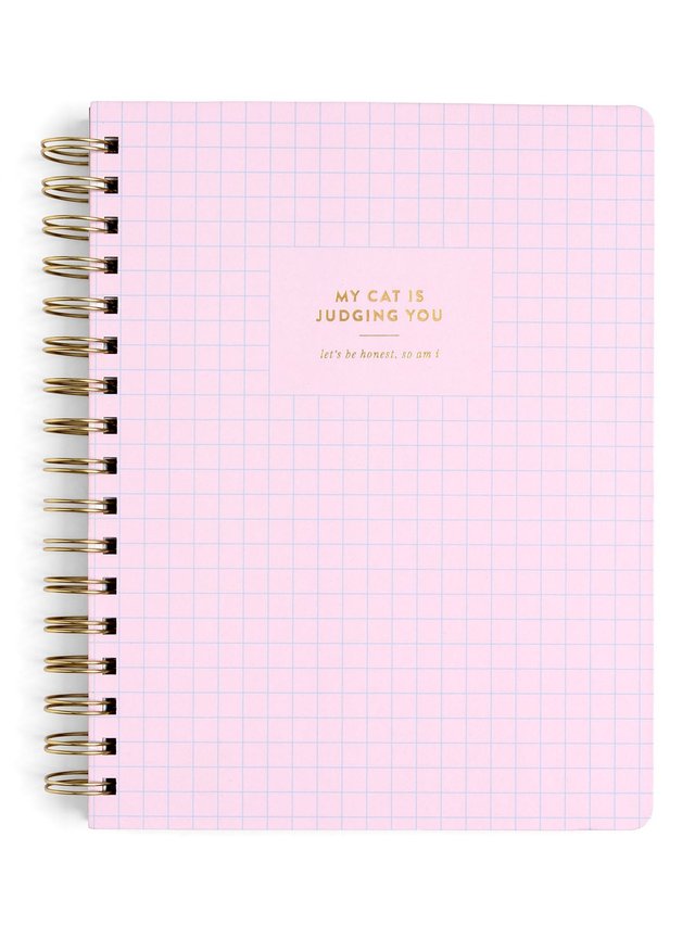 My Cat Is Judging You 7×9 Spiral Notebook, 1 of 3