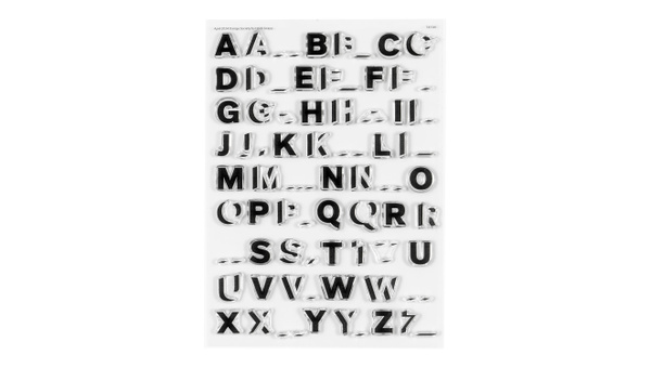 Stamp Set : 6×8 Alpha Builder, 1 of 4