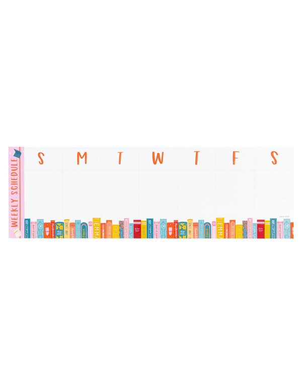 Book Stack Weekly Notepad, 1 of 4