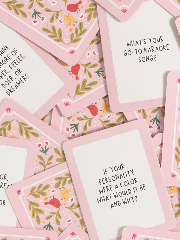 Ask Away Conversation Game - Deck of Cards + Storage Tin, 7 of 7