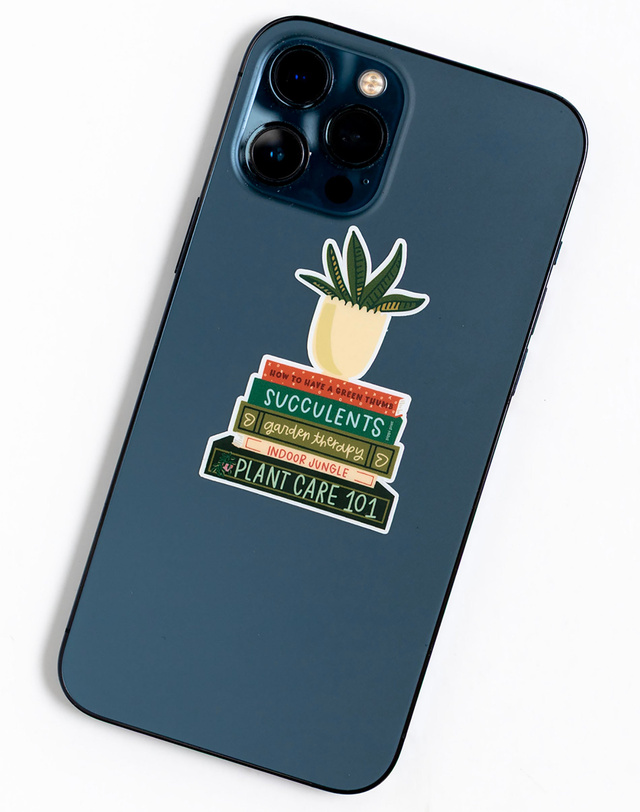 Plant Book Stack Decal Sticker, 3 of 3