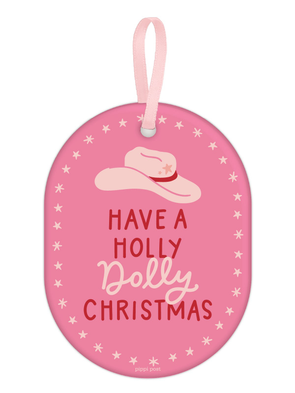 Have A Holly Dolly Christmas Ornament, 1 of 1