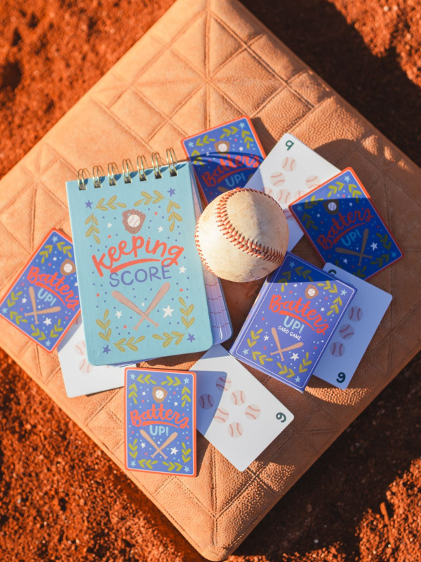 Batter's Up Card Game + Scorekeeping Notebook, 2 of 8