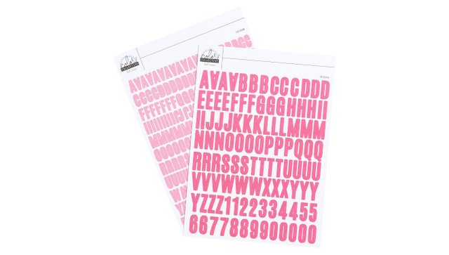 Color Collective 5×7 Cardstock Alphabet Sticker - Electra, 1 of 1
