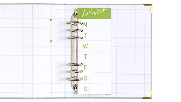Journal Planner Menu Pad, 2 of 3