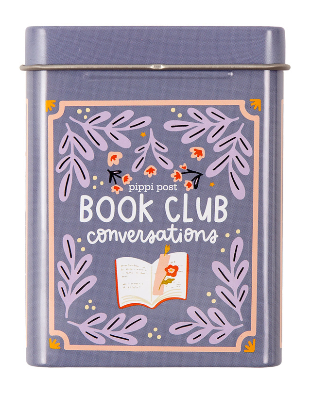 Book Club Reading Conversation Game - Deck of Cards + Storage Tin, 6 of 7