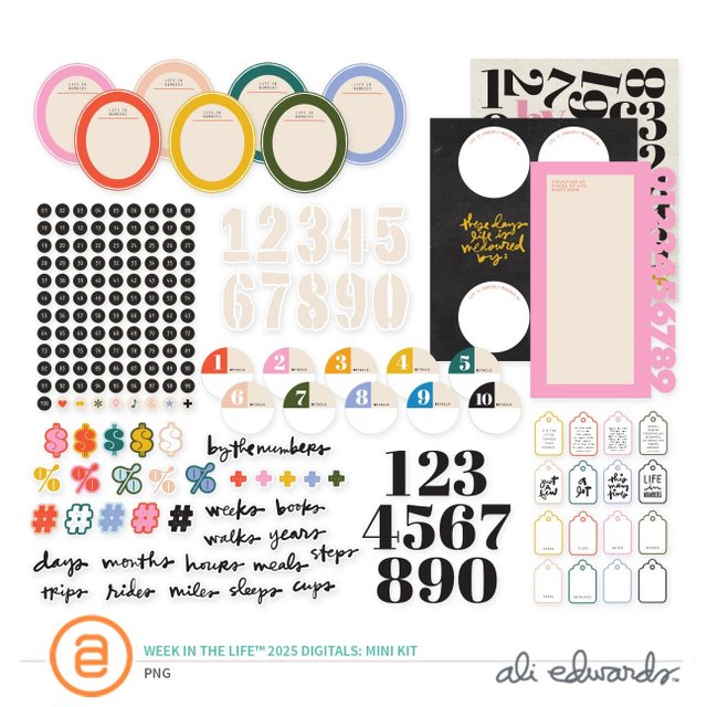 Week In The Life™ 2025 Digital Mini Kit , 1 of 1