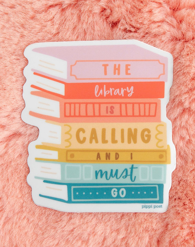 The Library is Calling Decal Sticker, 2 of 3