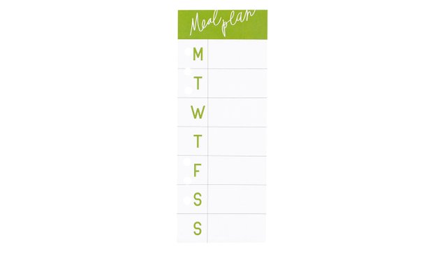 Journal Planner Menu Pad, 1 of 3