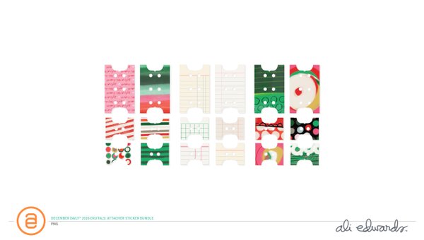 December Daily® 2026 Digital Attacher Sticker Bundle, 1 of 1
