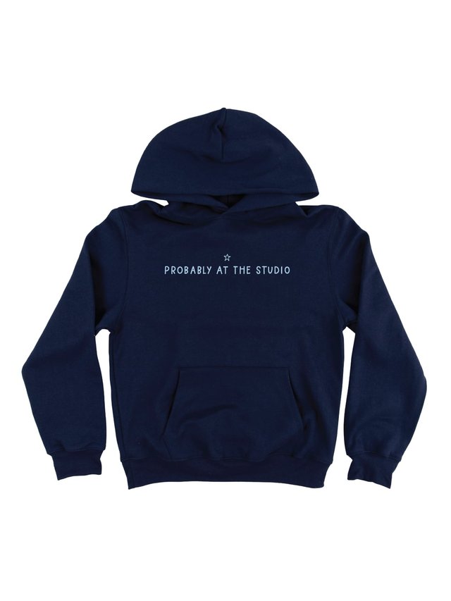 I'll Text You When I'm Done Dance Studio Hoodie Sweatshirt - Navy, 5 of 6