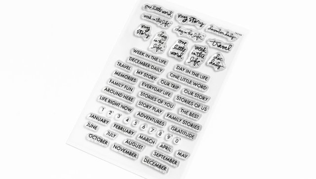 Project Label 4×6 Stamp Set, 2 of 2