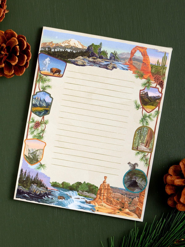 National Parks Scenic Landmarks 6×8 Lined Notepad, 1 of 3