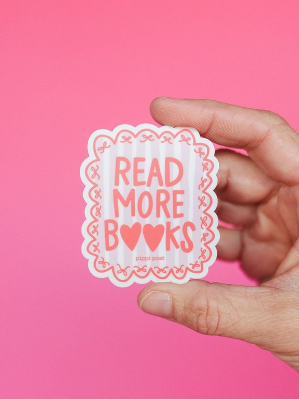 Read More Books Bows & Hearts Decal Sticker, 2 of 3