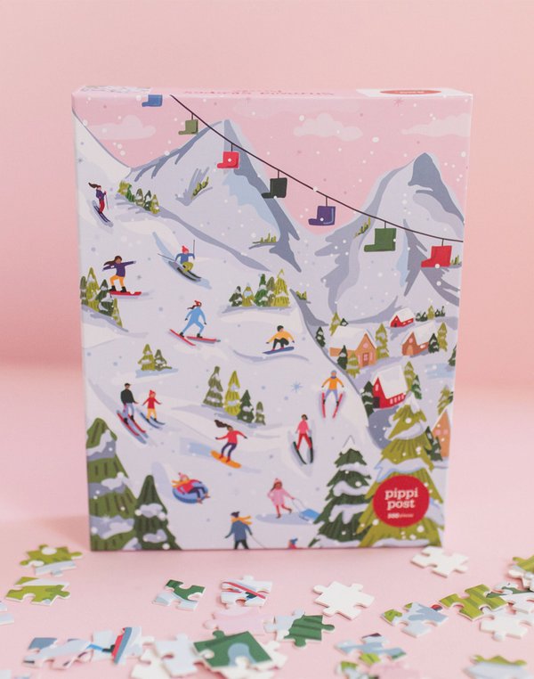 Snowy Slopes - 500 Piece Jigsaw Puzzle, 4 of 6