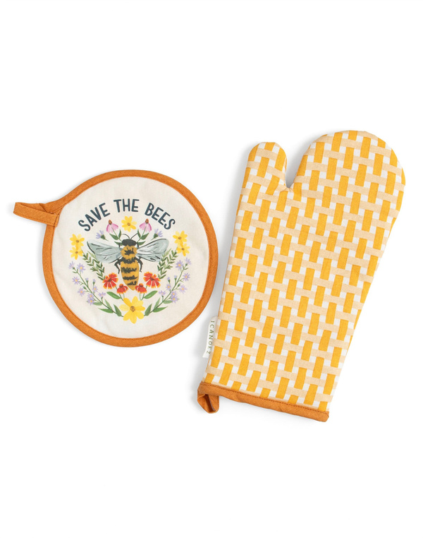 Save The Bees Pot Holder Set, 4 of 4