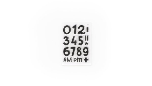 Numbers Are Awesome #5 4×6 Stamp Set, 1 of 2