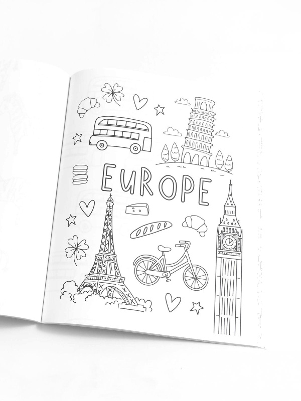 Travel the World Coloring Book, 5 of 5