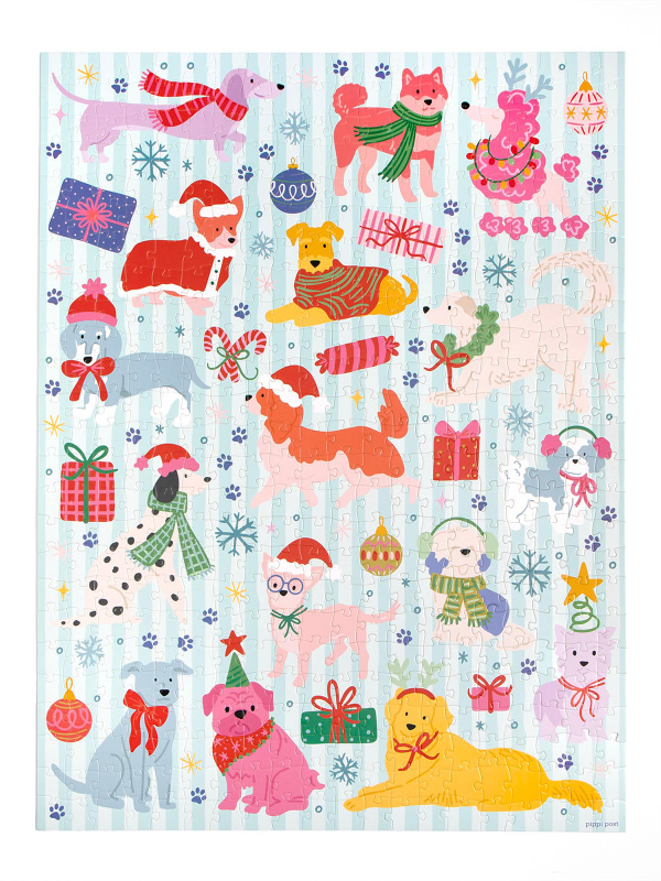 Christmas Dogs - 500 Piece Jigsaw Puzzle, 7 of 7