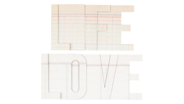Color Collective Word Stacks - Ledger, 1 of 3